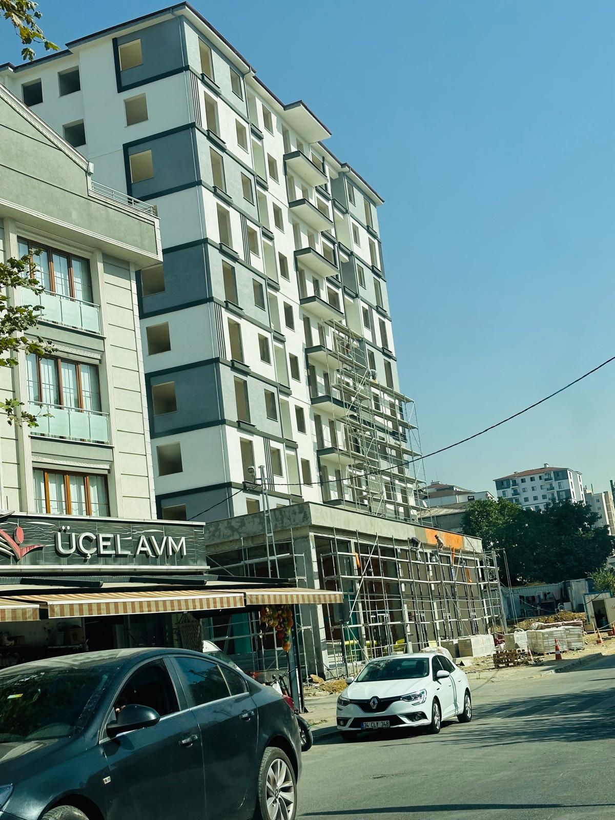 Tuzla kentsel dönüşüm projesi şantiye görünümü